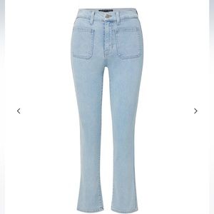 NWT CARLY KICK-FLARE JEAN | PATCH POCKETS size 28/6